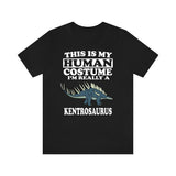 This Is My Human Costume I'm Really A Kentrosaurus Dinosaur Shirt, Kentrosaurus Lover Shirt, Dinosaur Shirt, Dinosaur Funny, Animal Shirt Image 2