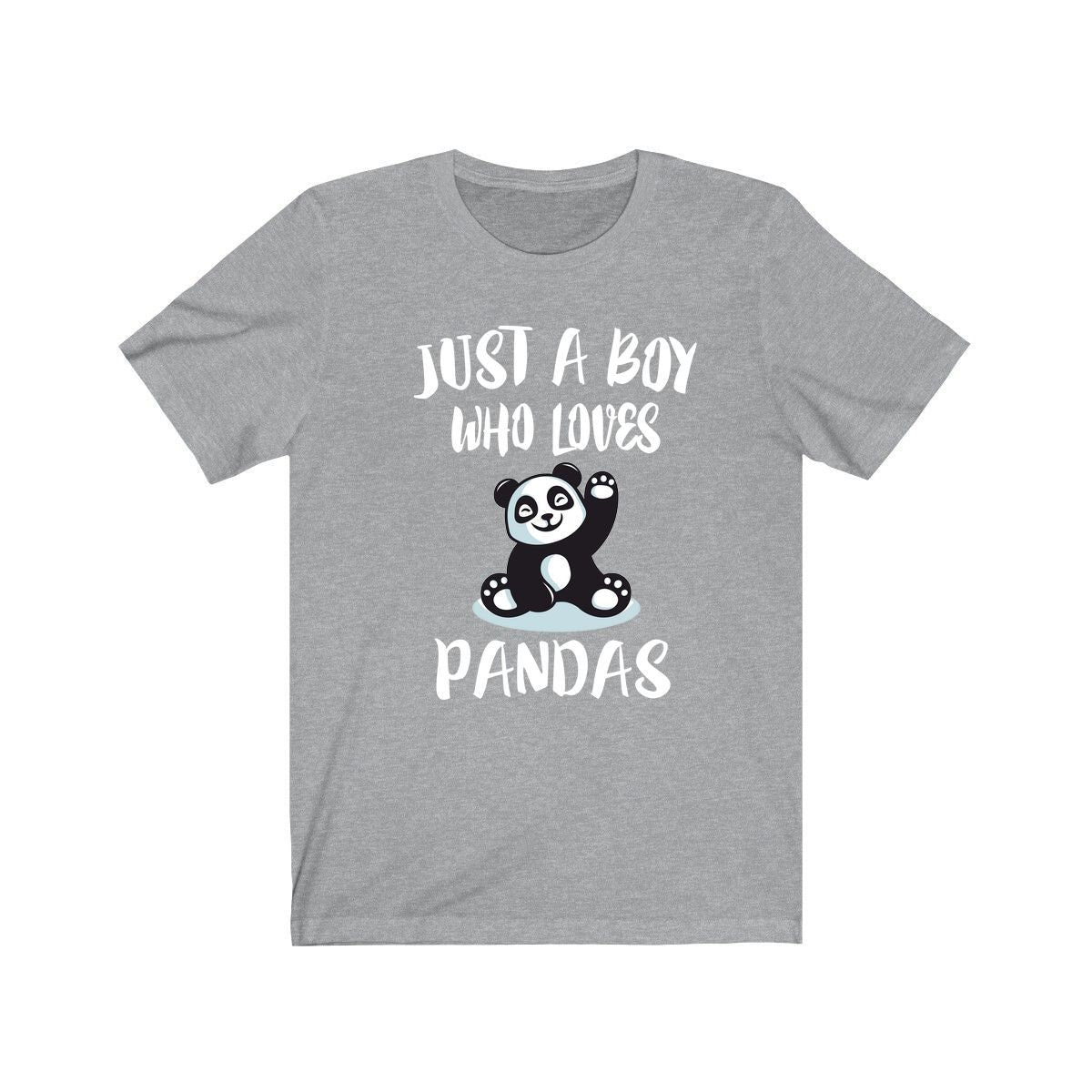 Just A Boy Who Loves Pandas Shirt, Panda Lover Shirt, Panda Shirt, Panda Gift, Animal Adult Kids T-Shirt Image 3