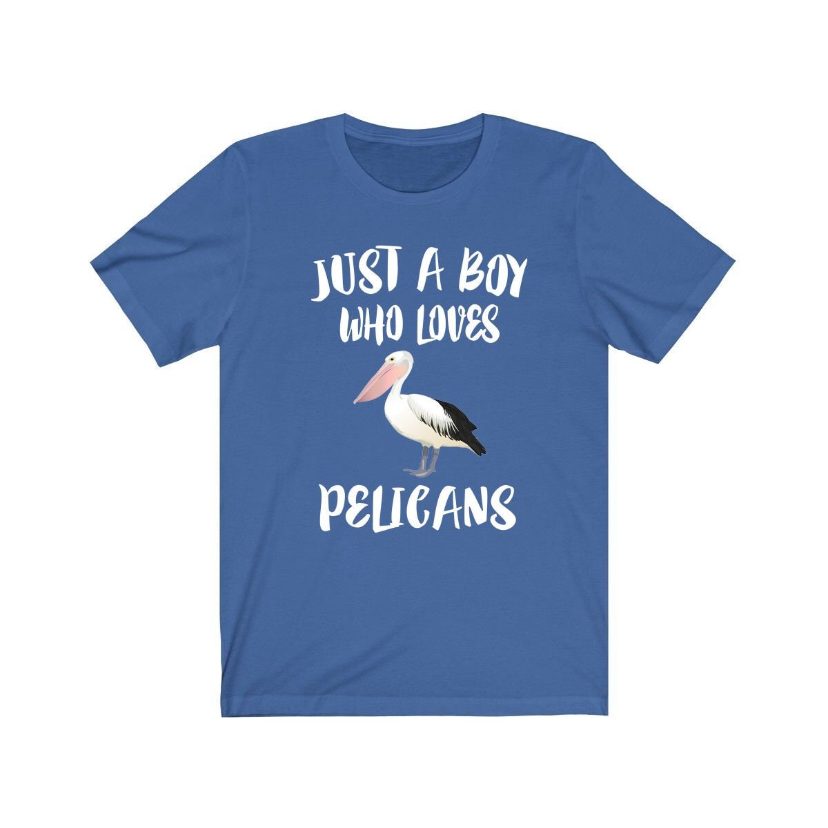 Just A Boy Who Loves Pelicans Shirt, Pelican Lover Shirt, Birding Shirt, Pelican Lover, Animal Adult Kids Shirt Image 3