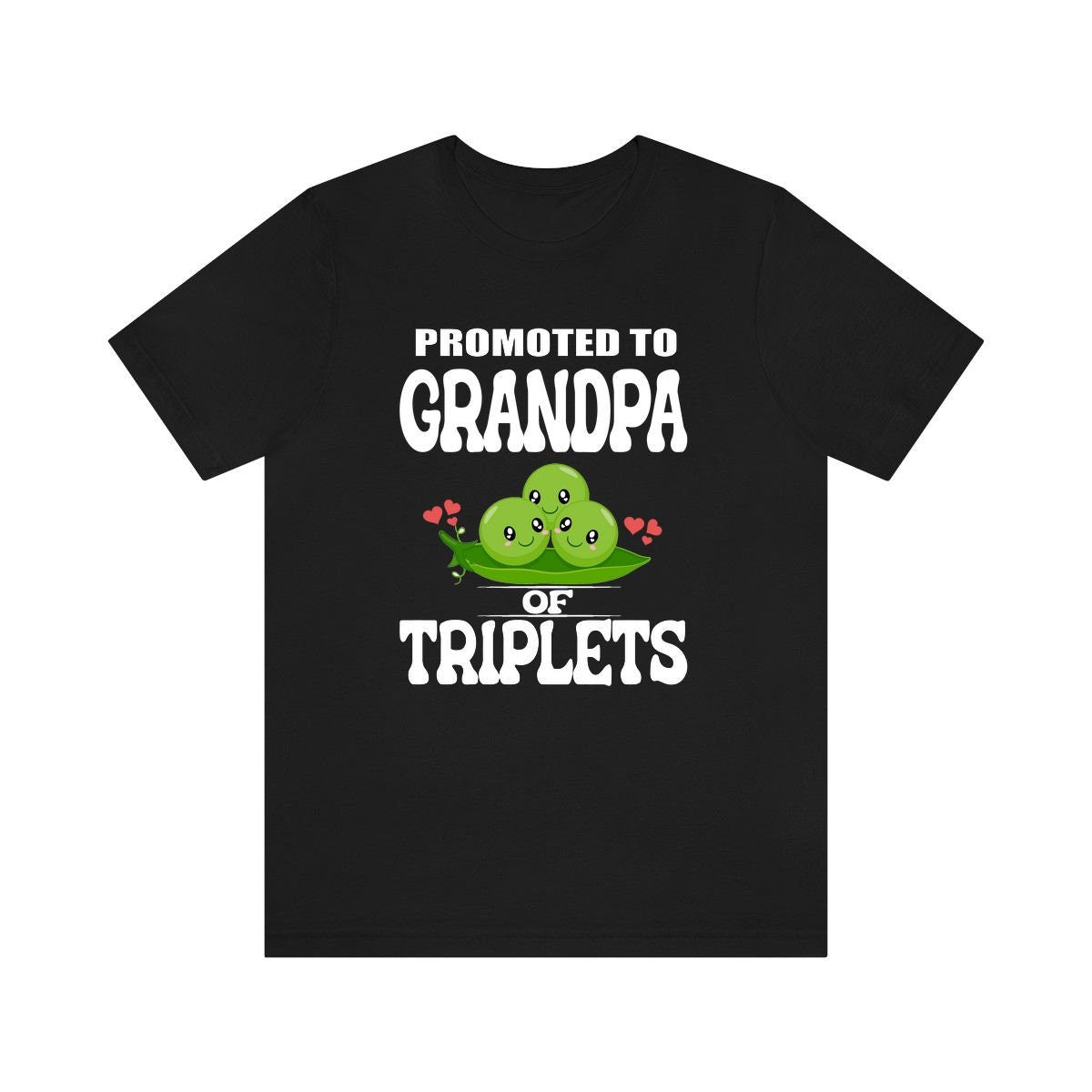 Promoted To Grandpa Of Triplets Shirt, Grandpa Of Triplets T-Shirt, Grandpa Of Triplets Gift Grandfather Gift T-Shirt Image 1