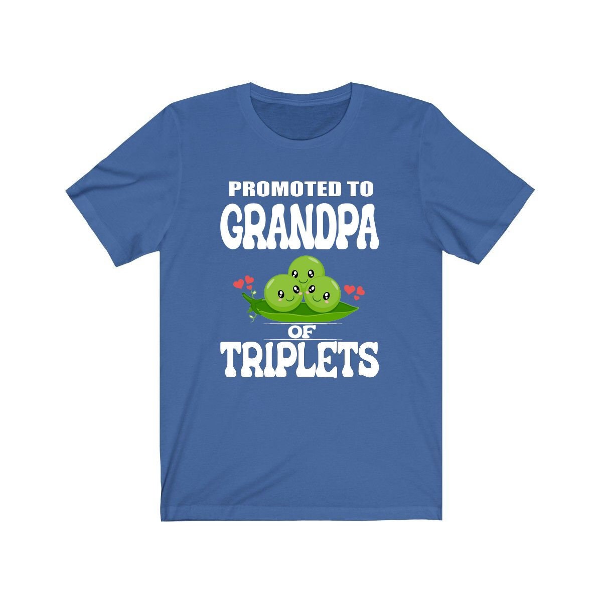 Promoted To Grandpa Of Triplets Shirt, Grandpa Of Triplets T-Shirt, Grandpa Of Triplets Gift Grandfather Gift T-Shirt Image 2
