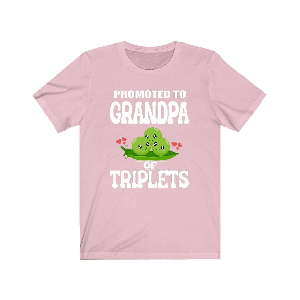 Promoted To Grandpa Of Triplets Shirt, Grandpa Of Triplets T-Shirt, Grandpa Of Triplets Gift Grandfather Gift T-Shirt Image 4