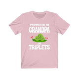 Promoted To Grandpa Of Triplets Shirt, Grandpa Of Triplets T-Shirt, Grandpa Of Triplets Gift Grandfather Gift T-Shirt Image 4