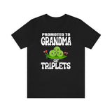 Promoted To Grandma Of Triplets Shirt, Grandma Of Triplets T-Shirt, Grandma Of Triplets Gift Grandmother T-Shirt Image 1