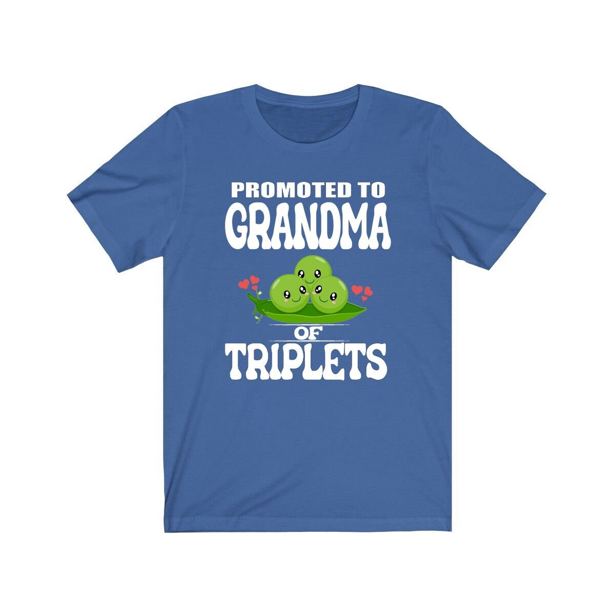 Promoted To Grandma Of Triplets Shirt, Grandma Of Triplets T-Shirt, Grandma Of Triplets Gift Grandmother T-Shirt Image 2