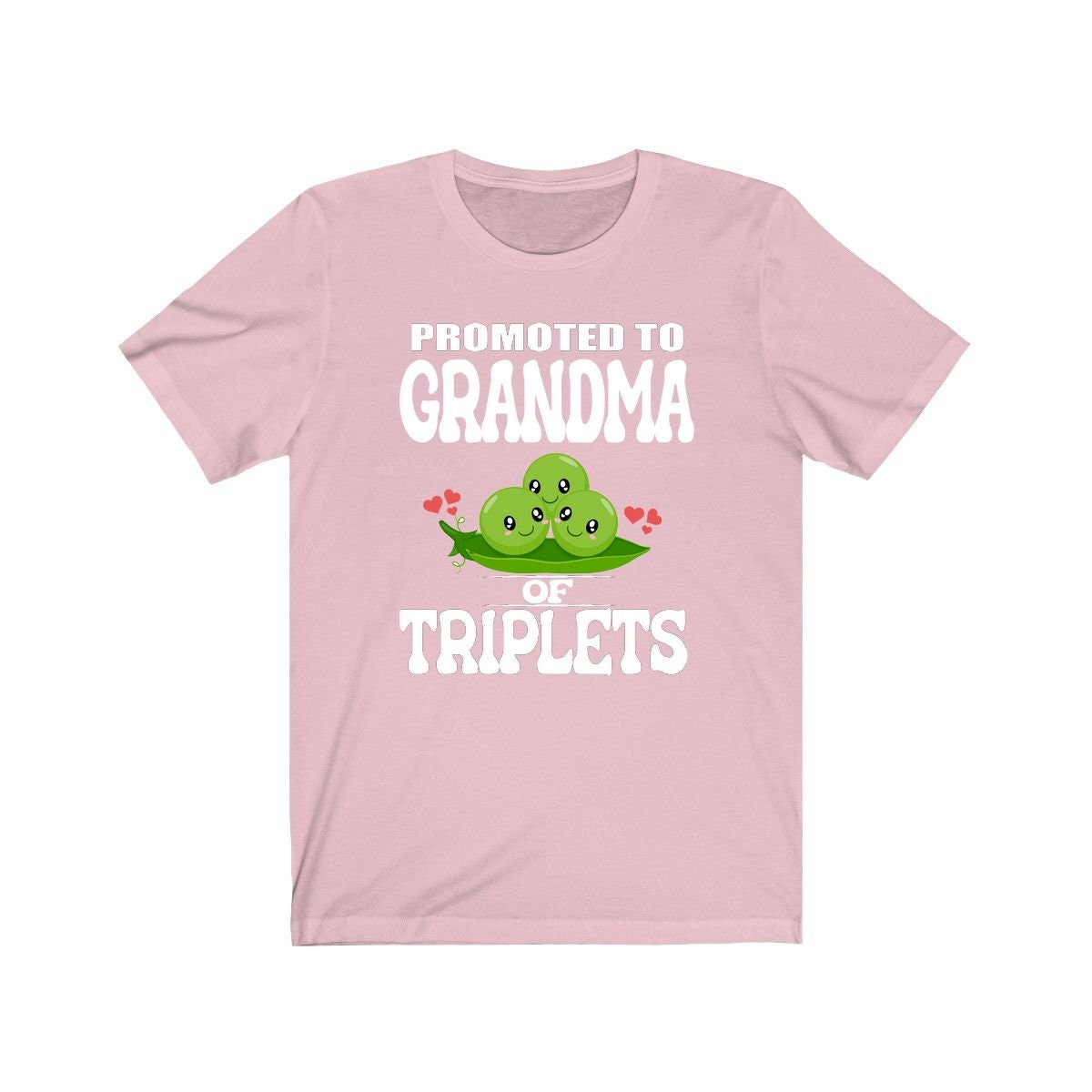 Promoted To Grandma Of Triplets Shirt, Grandma Of Triplets T-Shirt, Grandma Of Triplets Gift Grandmother T-Shirt Image 4