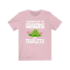 Promoted To Grandma Of Triplets Shirt - grandma of triplets design