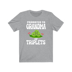 Promoted To Grandma Of Triplets Shirt - grandma of triplets design