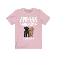 This Is My Human Costume I'm Really A Labrador Shirt - Labrador print design