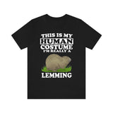 This Is My Human Costume I'm Really A Lemming Shirt, Lemming Lover Shirt, Lemming Shirt, Lemming Funny Gift, Animal Shirt Image 1