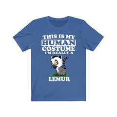 This Is My Human Costume I'm Really A Lemur Shirt - lemur print design