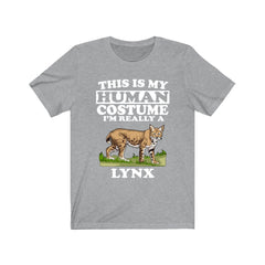This Is My Human Costume I'm Really A Lynx Shirt - lynx print design