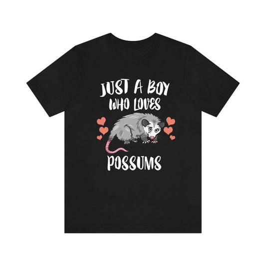 Just A Boy Who Loves Possums Shirt - possum print design