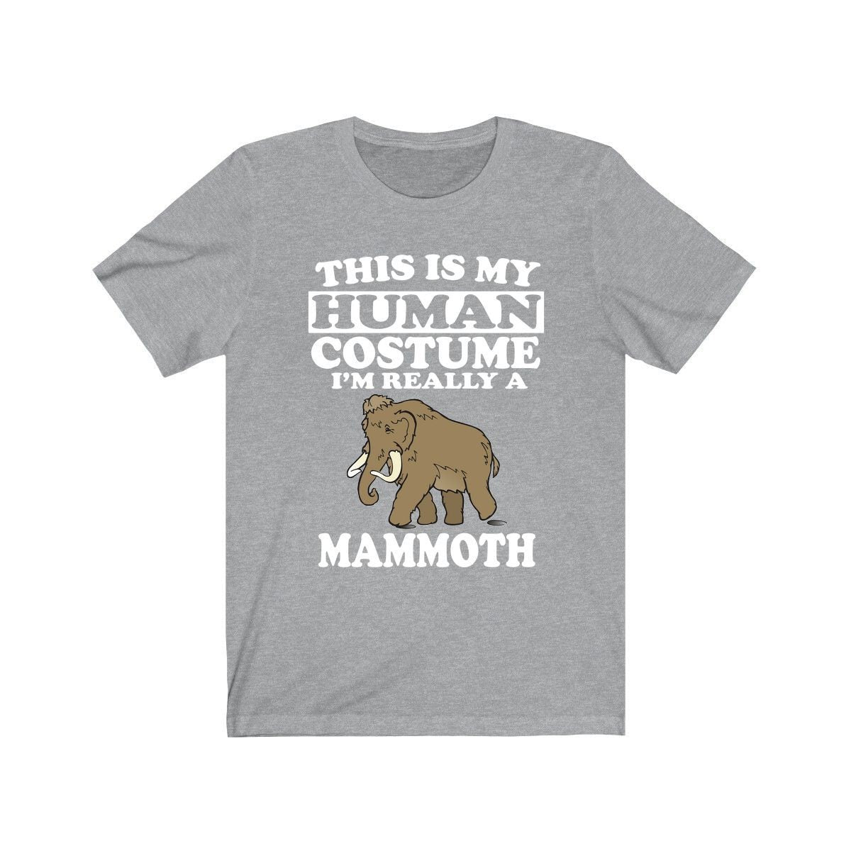 This Is My Human Costume I'm Really A Mammoth Shirt, Mammoth Lover Shirt, Mammoth Shirt, Mammoth Funny Gift, Animal Adult Kids Shirt Image 3