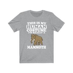 This Is My Human Costume I'm Really A Mammoth Shirt - mammoth print design