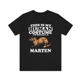 This Is My Human Costume I'm Really A Marten Shirt, Marten Lover Shirt, Marten Shirt, Animal Funny Gift, Animal Adult Kids Shirt Image 2