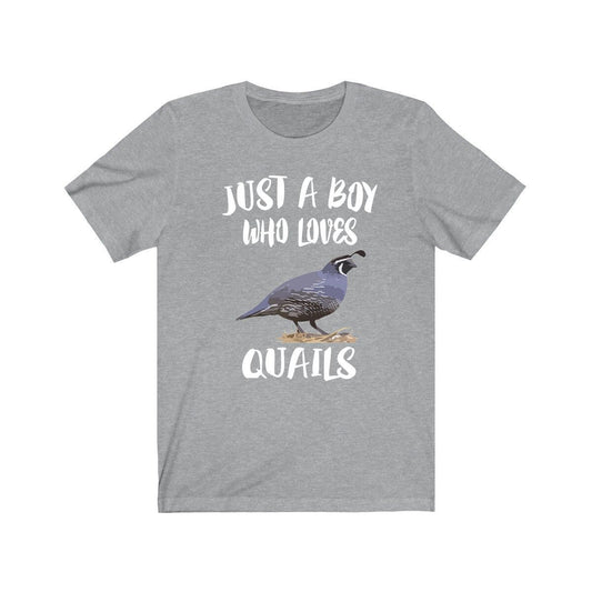 Just A Boy Who Loves Quails Birds Shirt - quail print design