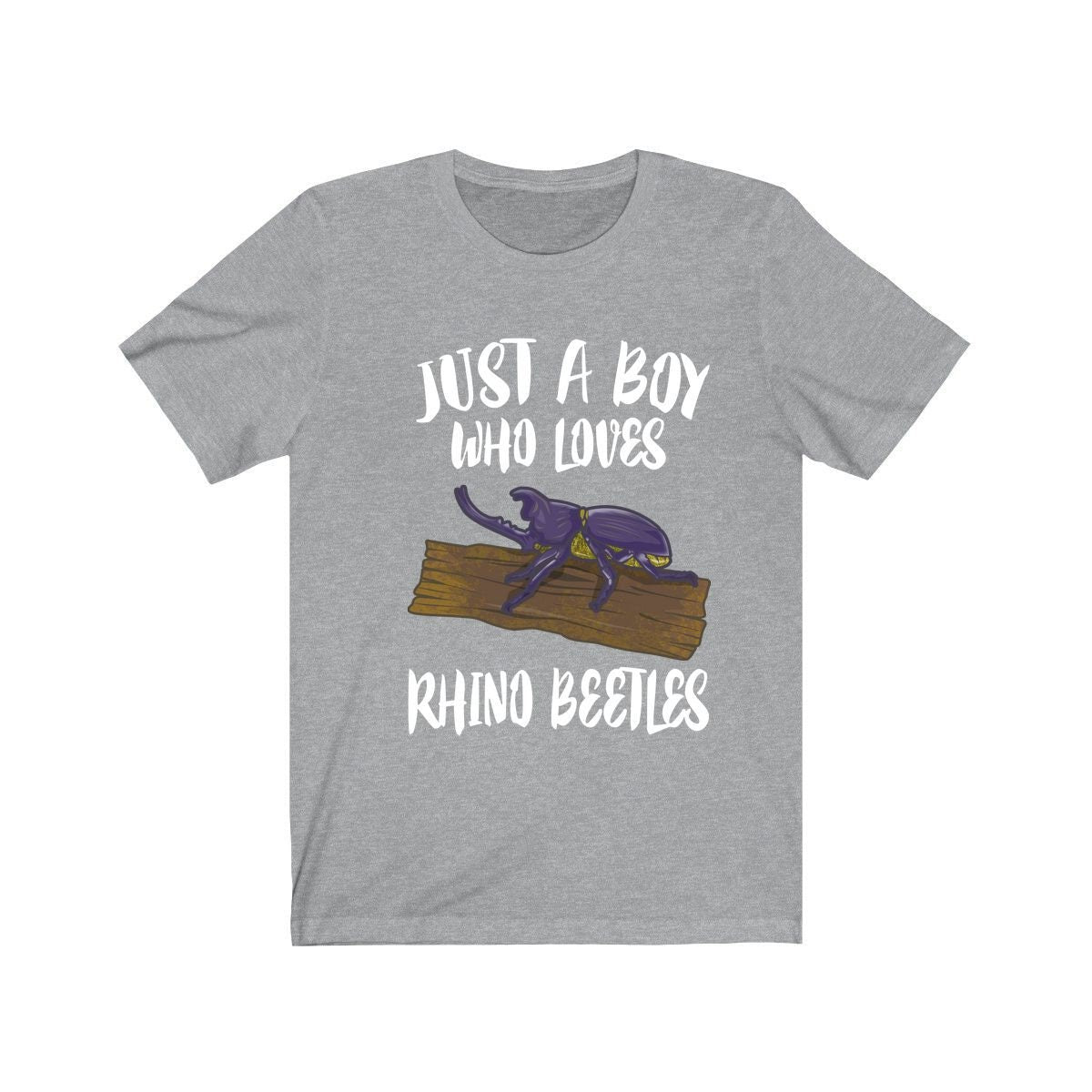 Just A Boy Who Loves Rhino Beetles Shirt, Rhino Beetle Lover Shirt, Rhino Beetle Shirt, Rhino Beetle Lover Gift, Animal Shirt Image 1