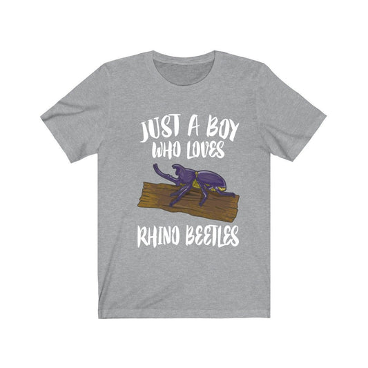 Just A Boy Who Loves Rhino Beetles Shirt - rhino beetle print design