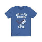 Just A Boy Who Loves Seals Shirt, Seal Lover Shirt, Seal Shirt, Seals Lover Gift, Animal Shirt Image 2