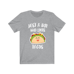 Just A Boy Who Loves Tacos Shirt - taco print design