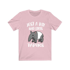Tapir Lover T-Shirt for Boys - tapir print design