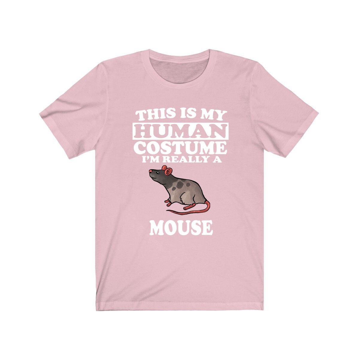 This Is My Human Costume I'm Really A Mouse Shirt - mouse print design