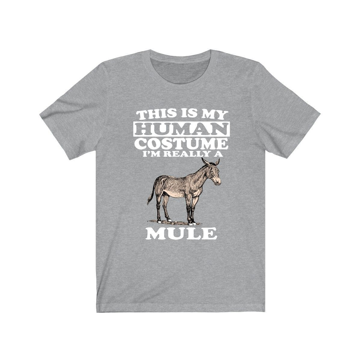 This Is My Human Costume I'm Really A Mule Shirt, Mule Lover Shirt, Mule Shirt, Mule Funny Gift, Animal Adult Kids Image 1