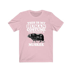 This Is My Human Costume I'm Really A Muskox Shirt - muskox print design