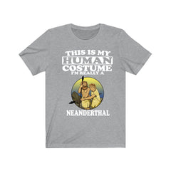 This Is My Human Costume I'm Really A Neanderthal Shirt - Neanderthal print design