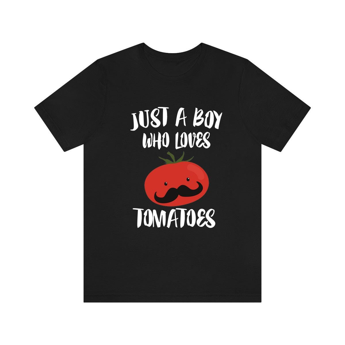 Just A Boy Who Loves Tomatoes Vegetable Shirt, Tomato Lover Shirt, Vegan Shirt, Vegetable Lover Gift, Animal Shirt Image 2