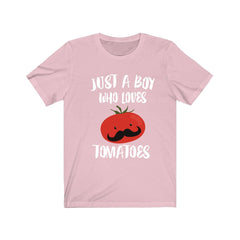 Just A Boy Who Loves Tomatoes Vegetable Shirt - tomato print design
