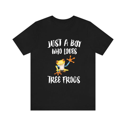 Just A Boy Who Loves Tree Frogs Shirt - tree frog print design