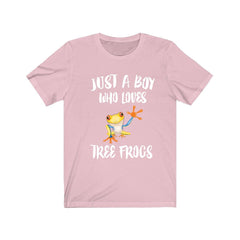 Just A Boy Who Loves Tree Frogs Shirt - tree frog print design
