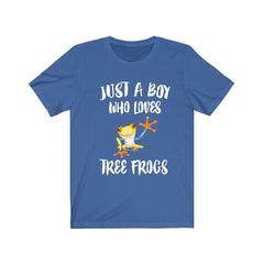 Just A Boy Who Loves Tree Frogs Shirt - tree frog print design