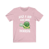 Just A Boy Who Loves Turtles Shirt, Turtle Lover Shirt, Turtle Shirt, Turtle Lover Gift, Animal Shirt Image 4