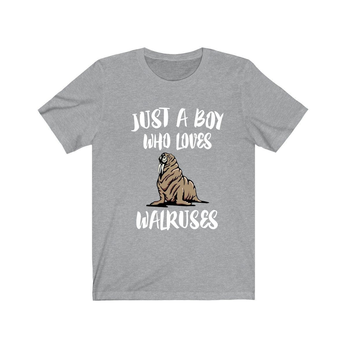 Just A Boy Who Loves Walruses Shirt, Walrus Lover Shirt, Walrus Shirt, Walrus Lover Gift, Animal Shirt Image 3