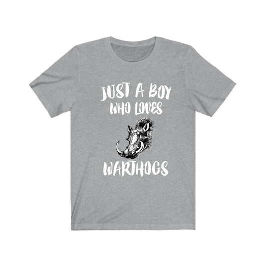 Just A Boy Who Loves Warthogs Shirt - warthog print design