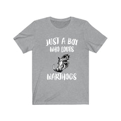 Just A Boy Who Loves Warthogs Shirt - warthog print design