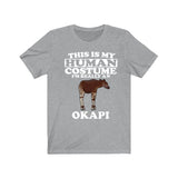 This Is My Human Costume I'm Really An Okapi Shirt, Okapi Lover Shirt, Okapi Shirt, Okapi Funny Gift, Animal Adult Kids Image 1