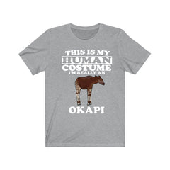 This Is My Human Costume I'm Really An Okapi Shirt - okapi print design