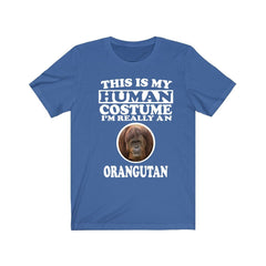 This Is My Human Costume I'm Really An Orangutan Shirt - orangutan print design