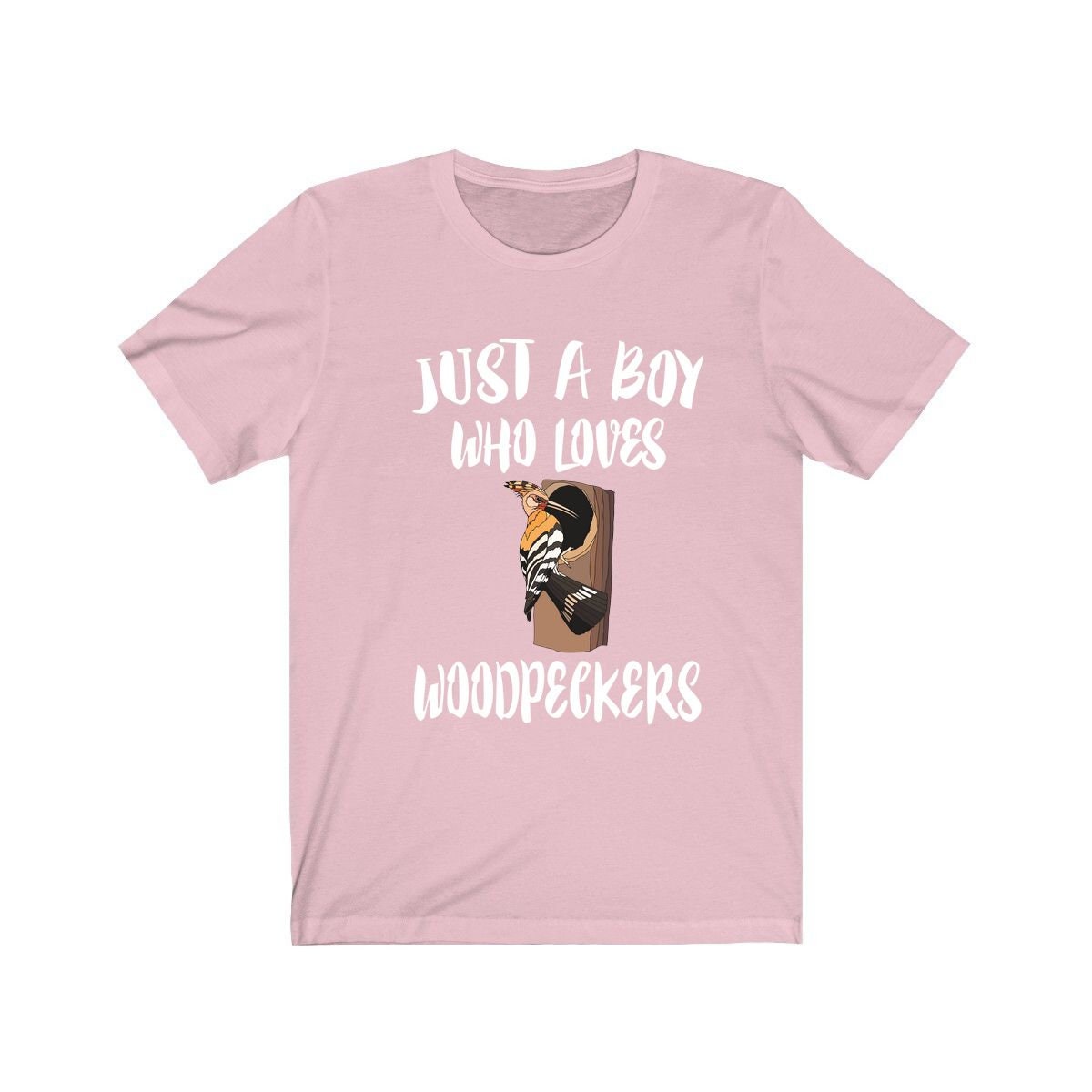 Just A Boy Who Loves Woodpeckers Shirt, Woodpecker Lover Shirt, Birding Shirt, Bird Lover Gift, Animal Shirt Image 4