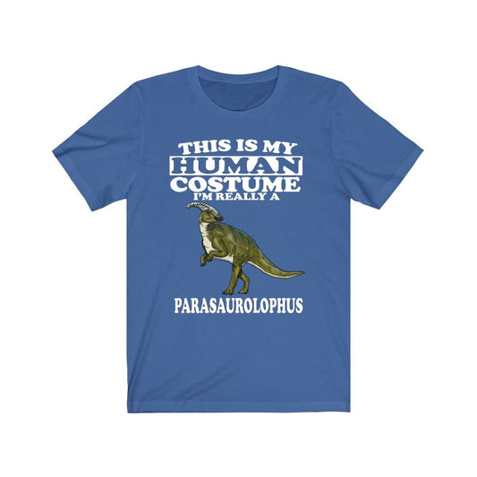 This Is My Human Costume I'm Really A Parasaurolophus Dinosaur Shirt, Dinosaur Lover Shirt, Dinosaur Funny Gift, Animal Adult Kids Image 2