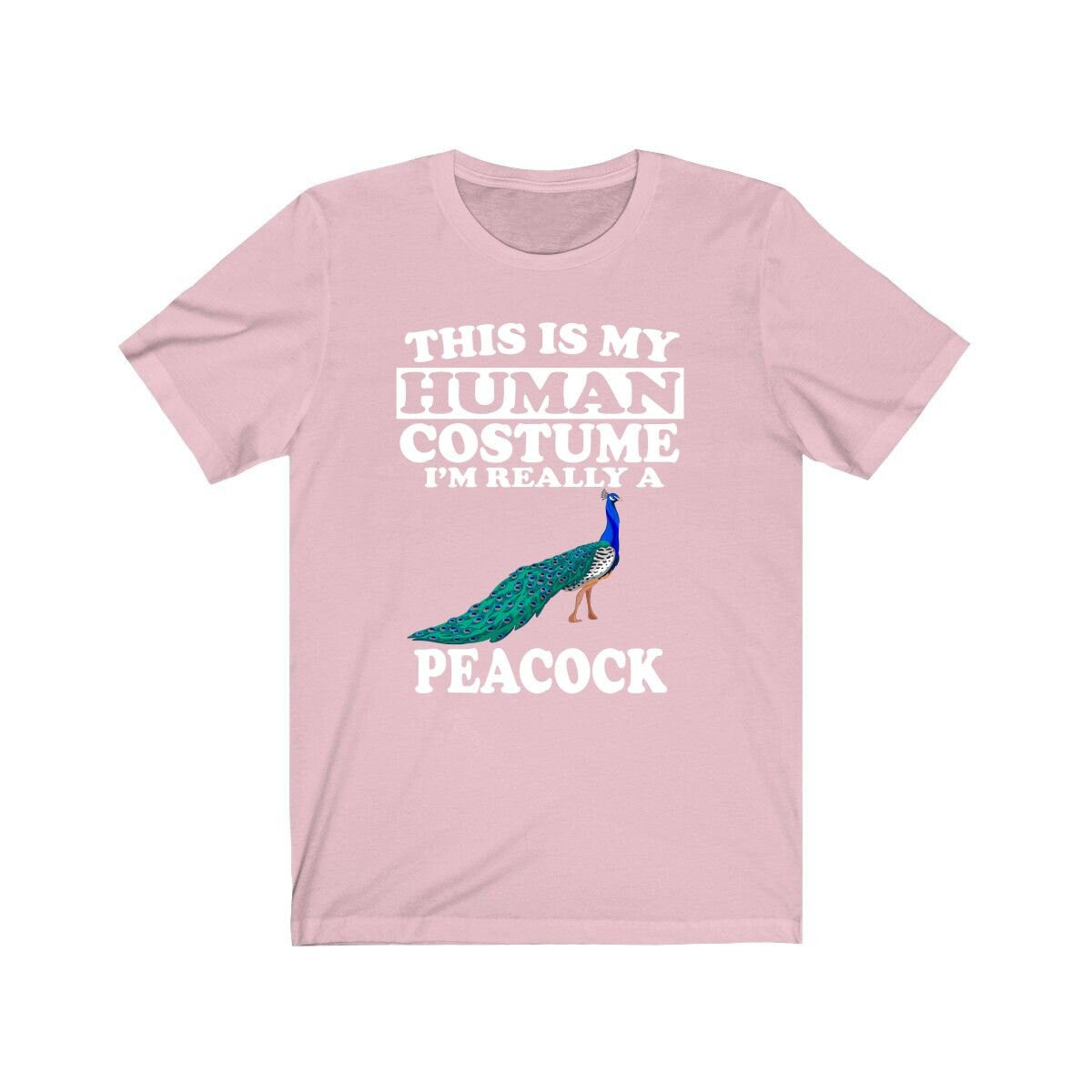 This Is My Human Costume I'm Really A Peacock Bird Shirt, Peacock Lover Shirt, Birding Shirt, Bird Funny Gift, Animal Adult Kids Image 4