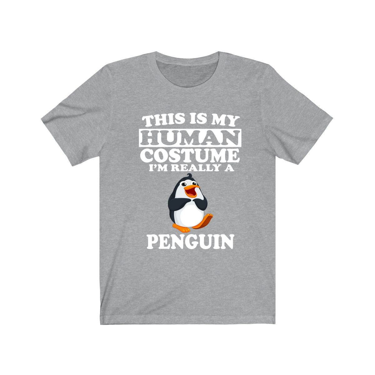 This Is My Human Costume I'm Really A Penguin Bird Shirt, Penguin Lover Shirt, Birding Shirt, Bird Funny Gift, Animal Adult Kids Image 3