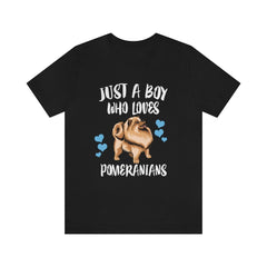 Pomeranian T-Shirt for Boys - pomeranian print design