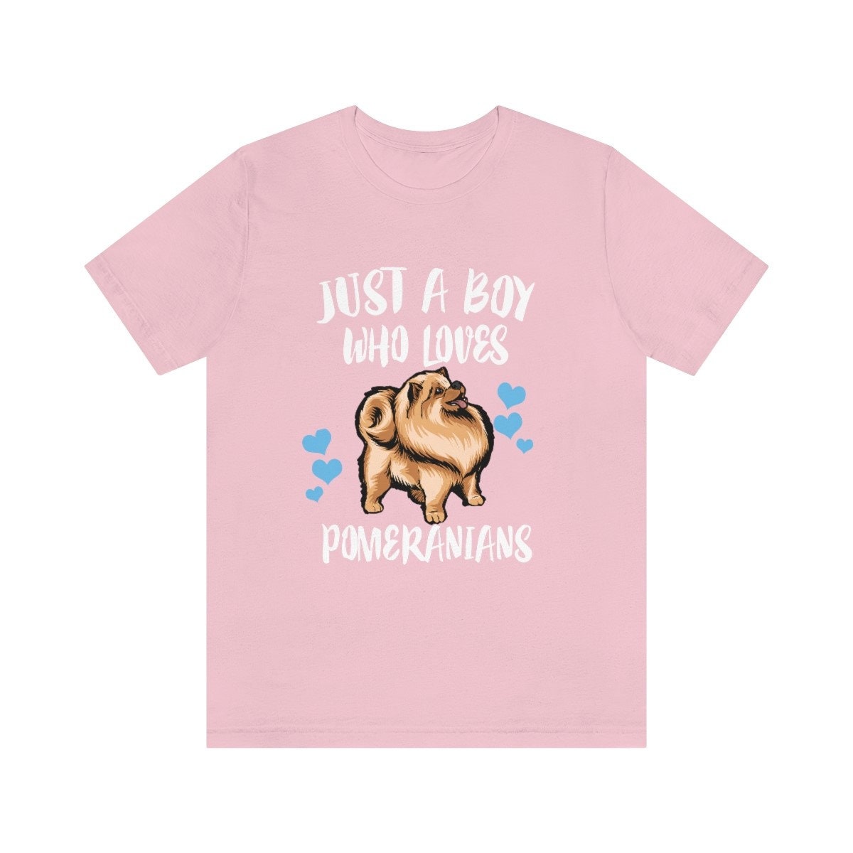 Just A Boy Who Loves Pomeranians Dog Shirt, Pomeranian Lover Shirt, Pomeranian Shirt, Dog Lover Gift, Animal Adult Kids T-Shirt Image 4