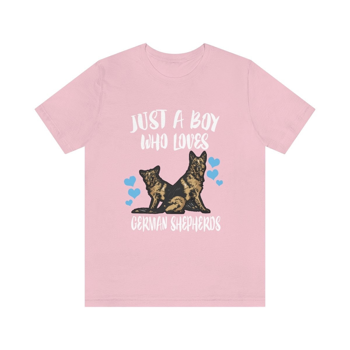 Just A Boy Who Loves German Shepherds Dog Shirt, German Shepherd Lover Shirt, Dog Shirt, Dog Lover Gift, Animal Adult Kids T-Shirt Image 4