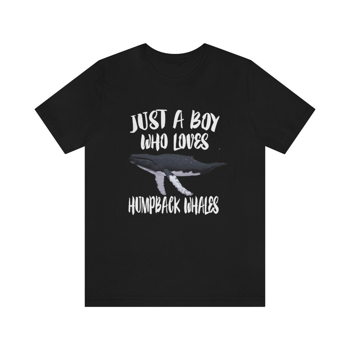 Just A Boy Who Loves Humpback Whales Shirt, Humpback Whale Lover Shirt, Humpback Whale Shirt, Whale Gift, Animal Adult Kids T-Shirt Image 3